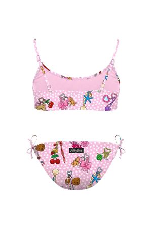 Bikini in nylon rosa SAINT BARTH KIDS | JAI000400518L